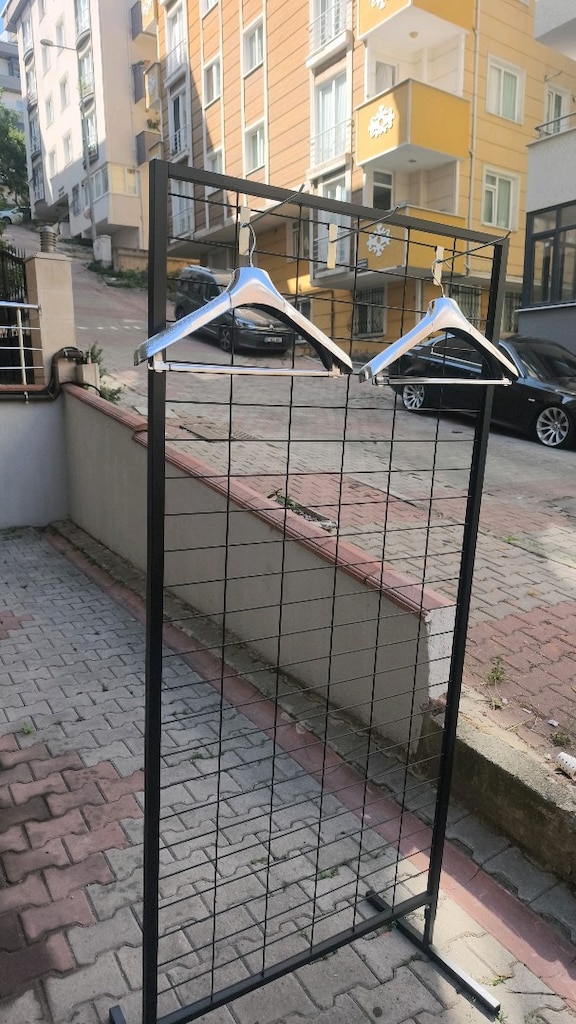 magza rafı bayan çocuk giyim magza Sepeti askılık eşek askı - 4