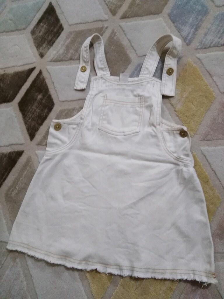 LCW 2 3 yaş için elbıse sorunsuz kot tarz - 2