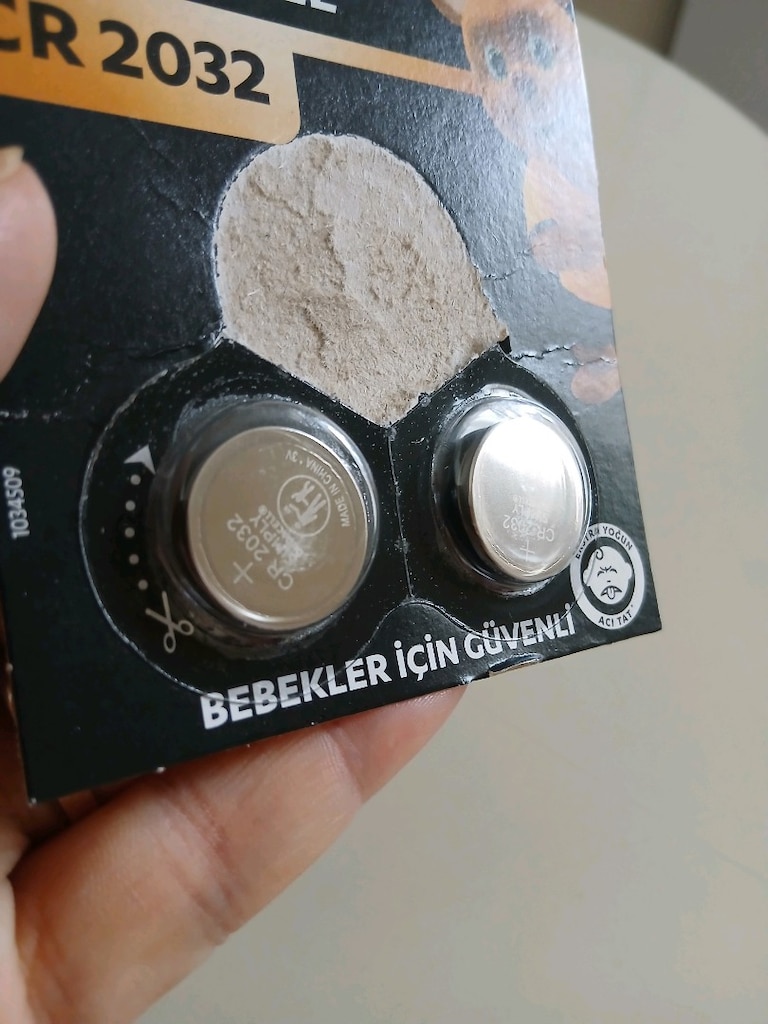 Duracell CR 2032 Lityum Düğme Piller 3V (3 Adet) - 3