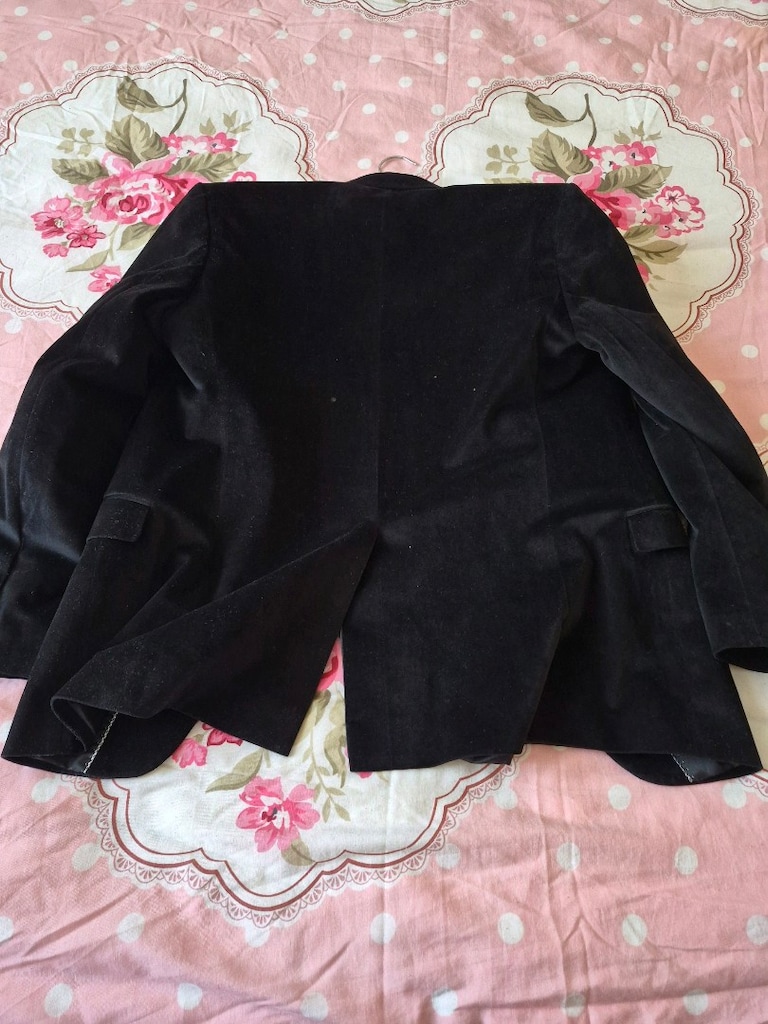 kadife blazer ceket - 2