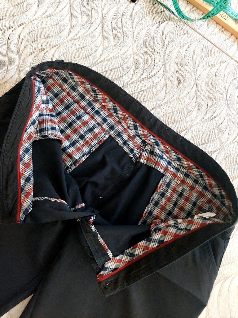 Erkek Fermuar Cepli koyu lacivert pantolon 54 beden - 10