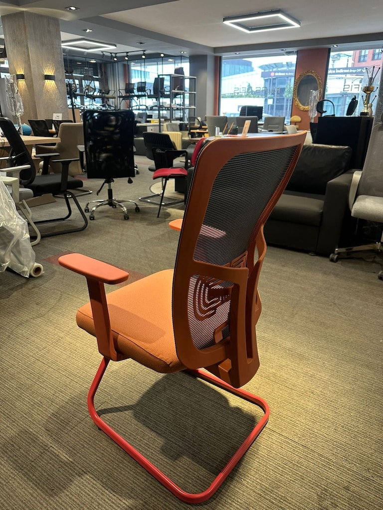 KLAS OFİS ÜSKÜDAR PEMBE RENK BEKLEME KOLTUĞU (SIFIR) - 4