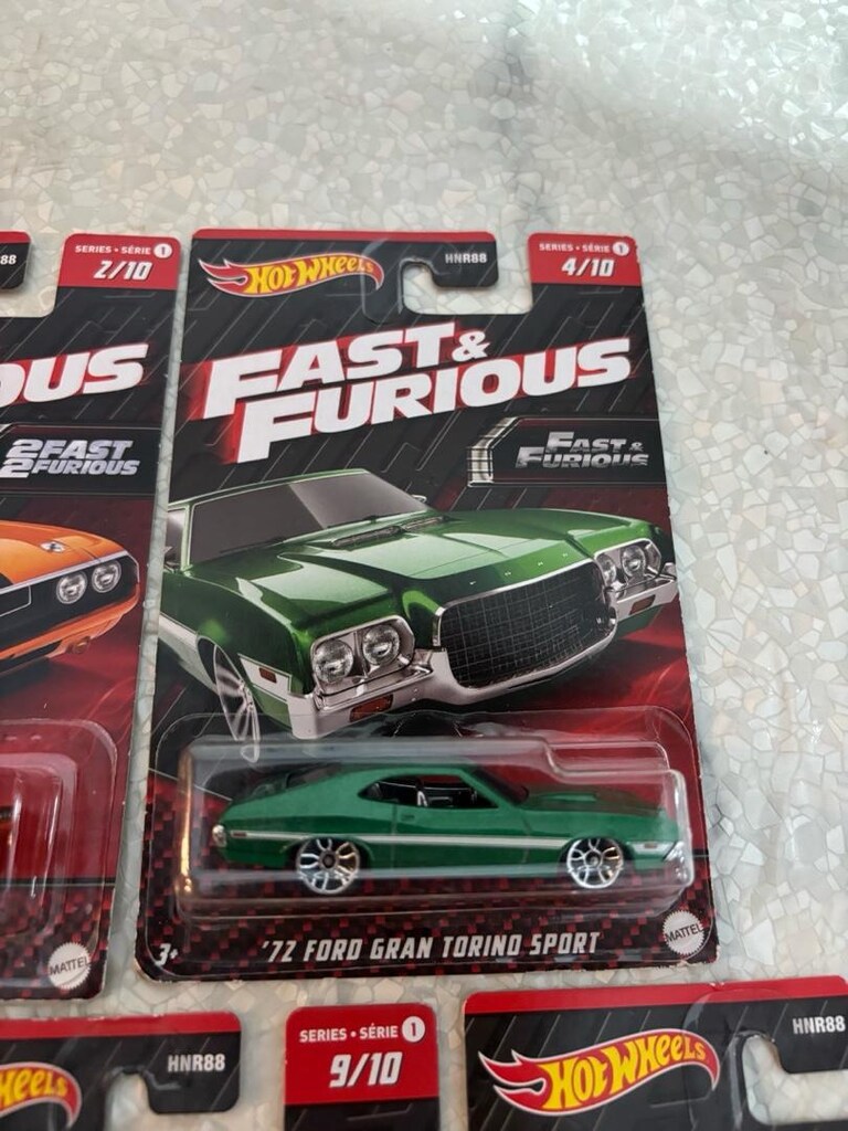 Hot Wheels Fast Furious 2022 Yurtdışı Uzun Kart 5 Araç - 6