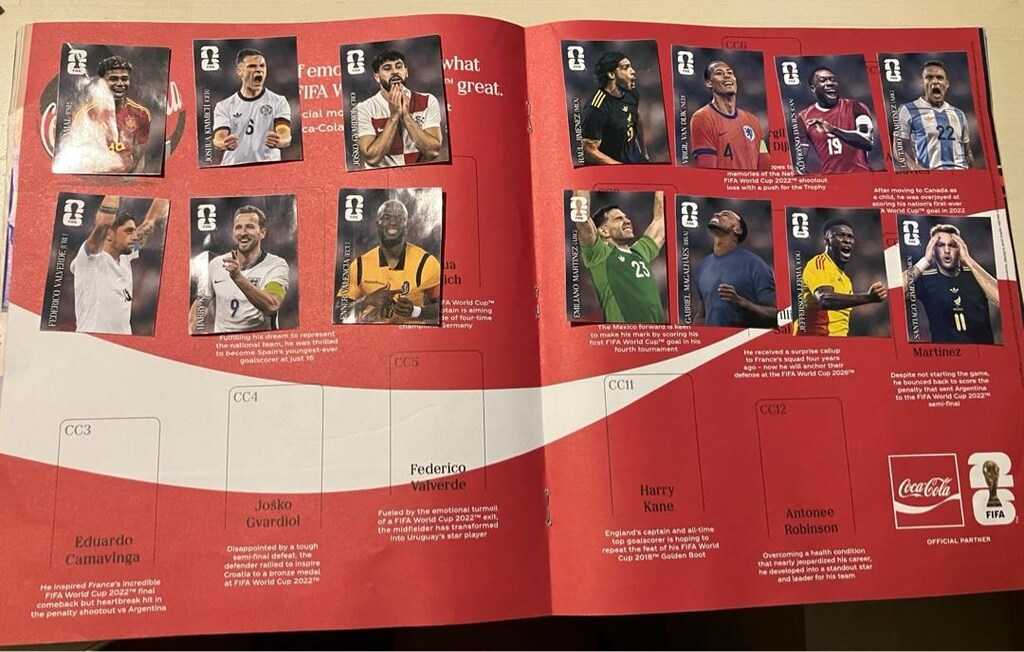 Full albüm World Cup 2026 Panini - 11