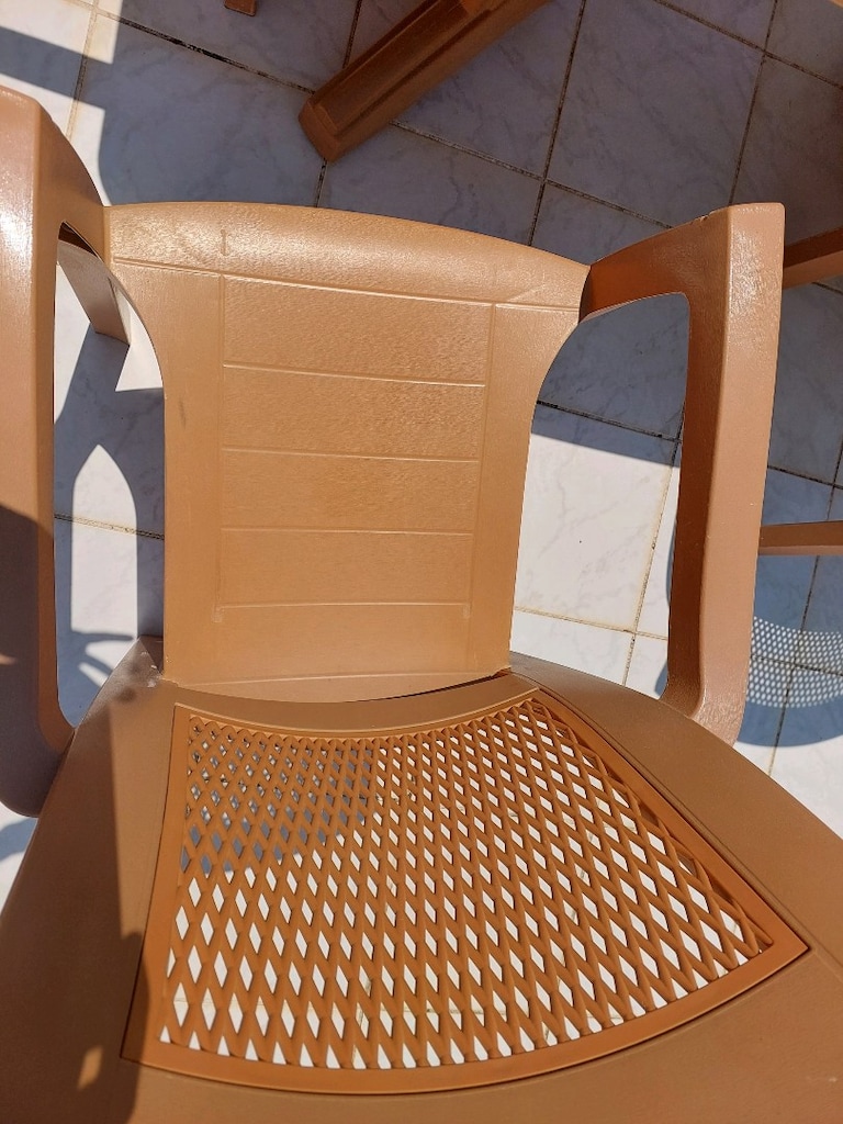 Papatya 6 Kişilik Bahçe Balkon Masa – 6 Holiday Sandalye – Çok temiz - 8