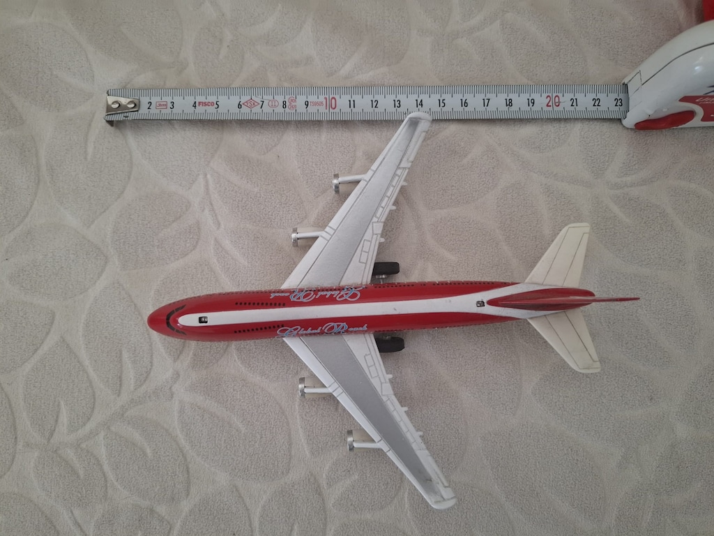 OYUNCAK UÇAK METAL ÇERİ ÇEK BIRAK MEKANİZMALI MAKET UÇAK - 3
