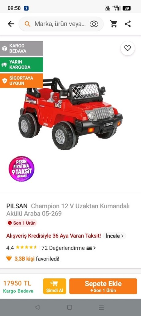 Pilsan 12 v Akülü Araba - 5