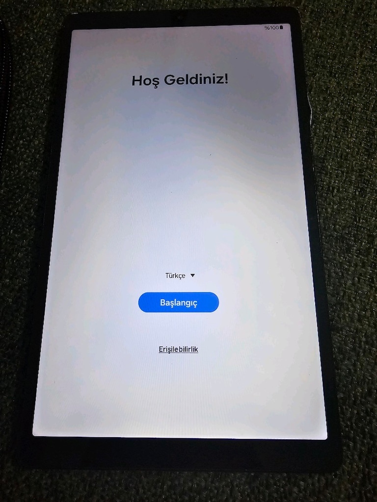 Galaxy Tab A7 Lite Gri renk, hiçbir sorunu yok. - 6