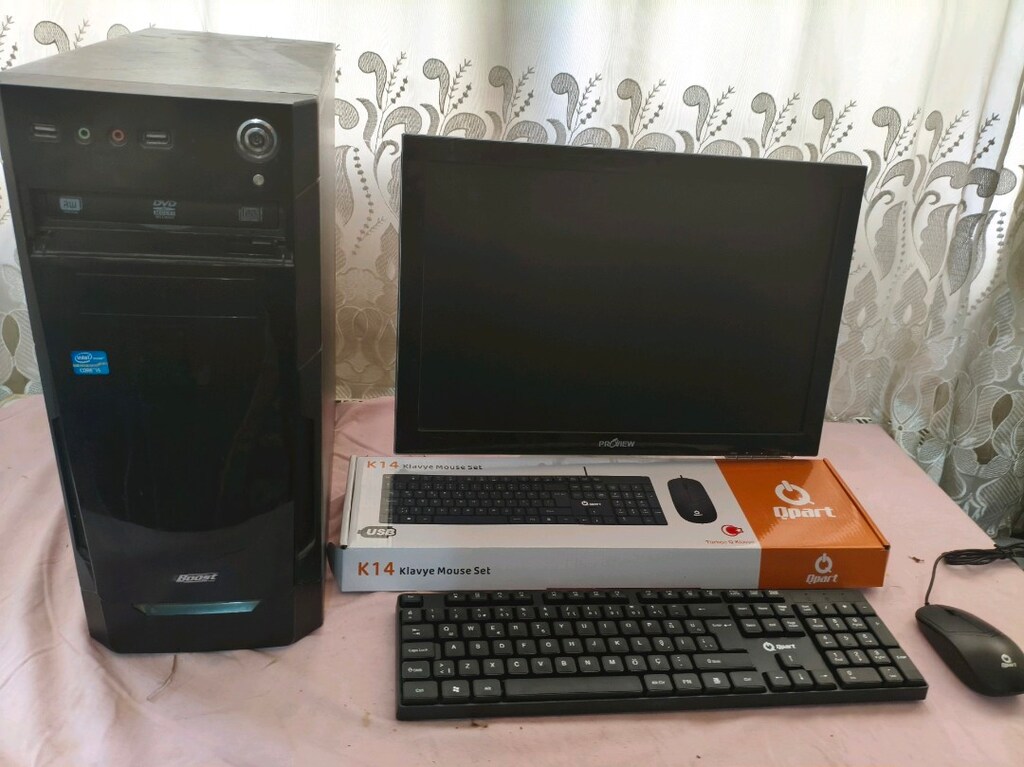 İ5 3570 3.80 GHz 8 GB ram 4 GB harici ekran kartı 4+4 çekirdekli i - 3
