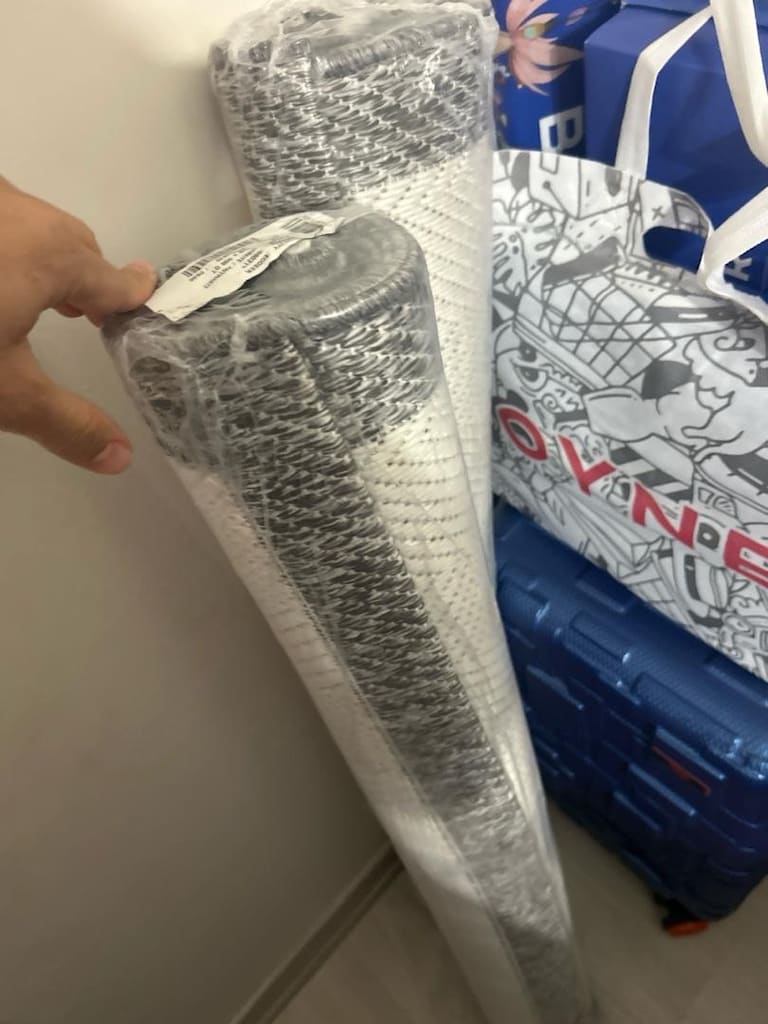 1*3 sisal halı yolluk 2 adet paketli sıfır etiketli - 4