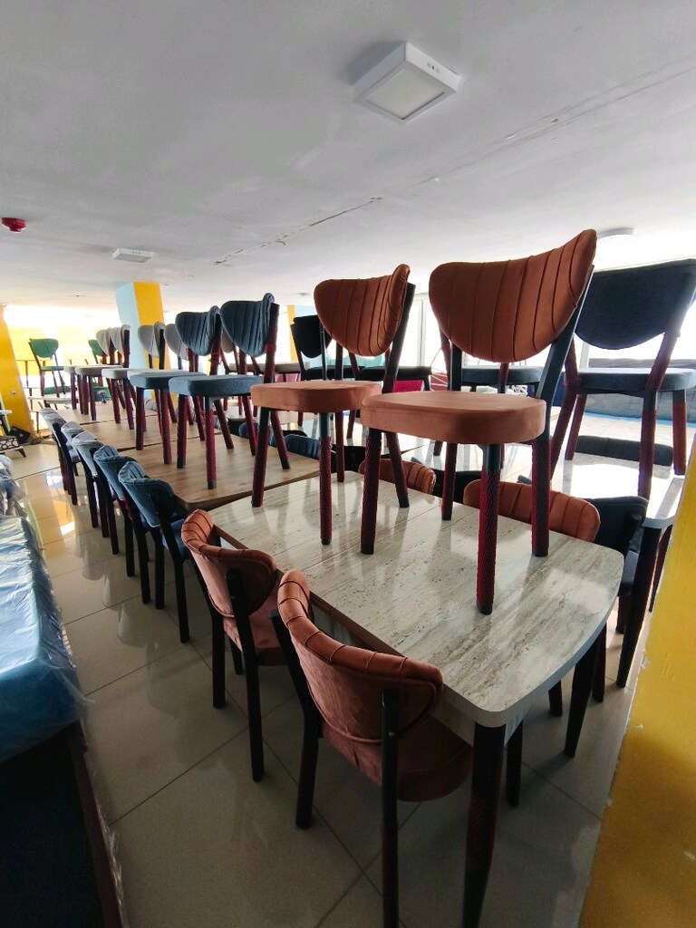 4 kişilik lüks yemek masası 6 kişilik lüks yemek masası takımı - 4