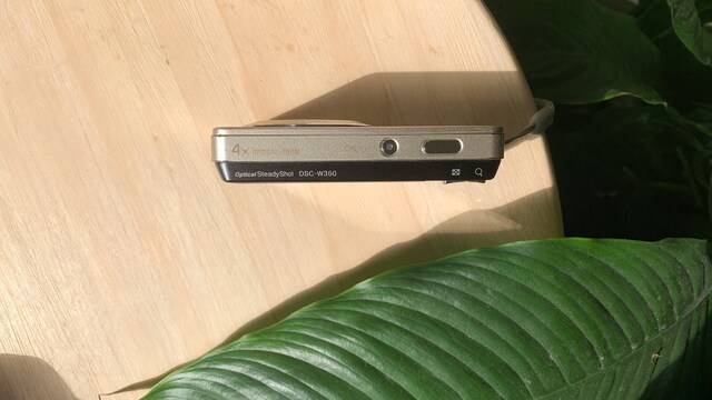 Sony DSC-W350 Soft Gold Metal - Vintage Dijital Fotoğraf Makinesi