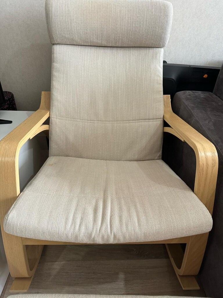 Ikea sallanan sandalye ve ayak uzatma taburesi - 4