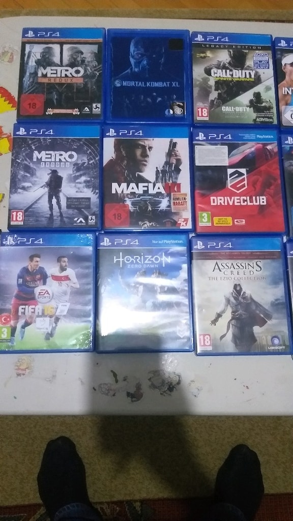 15 adet ps4 oyunu - 2
