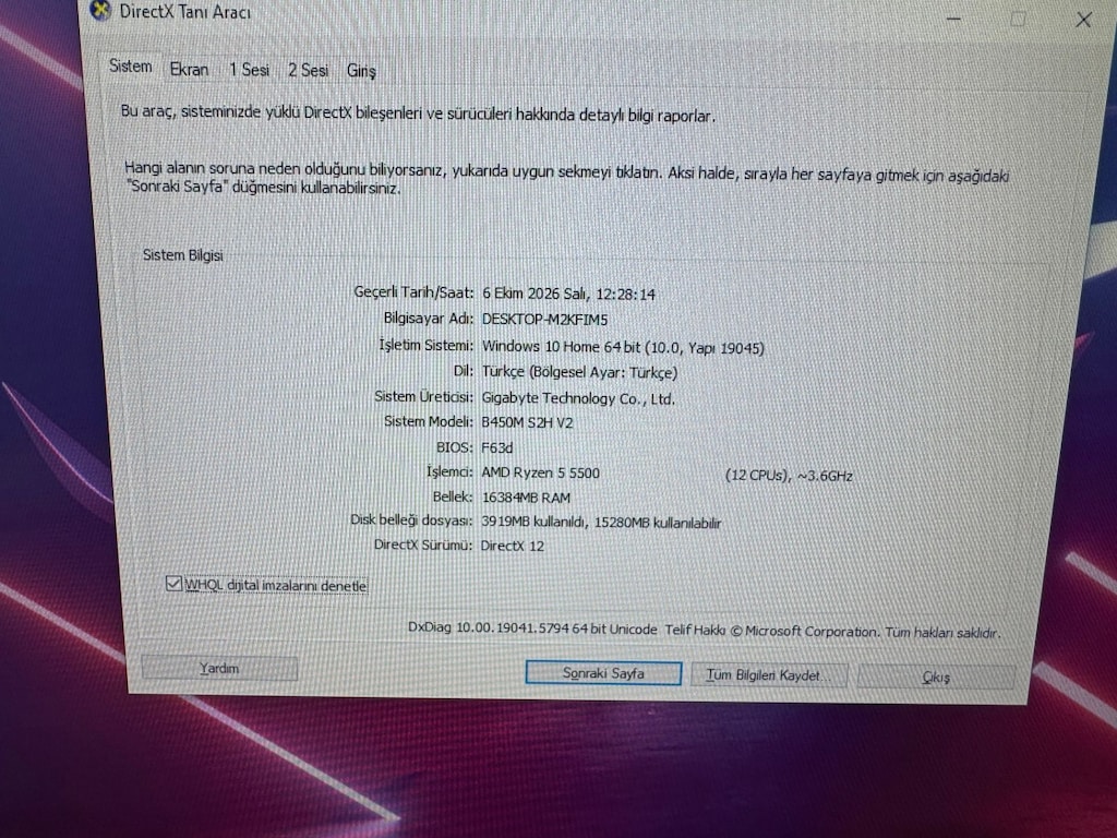 MASAÜSTÜ BİLGİSAYAR SET RX6600 RYZEN 5 5500 180 HZ MONİTÖR - 7
