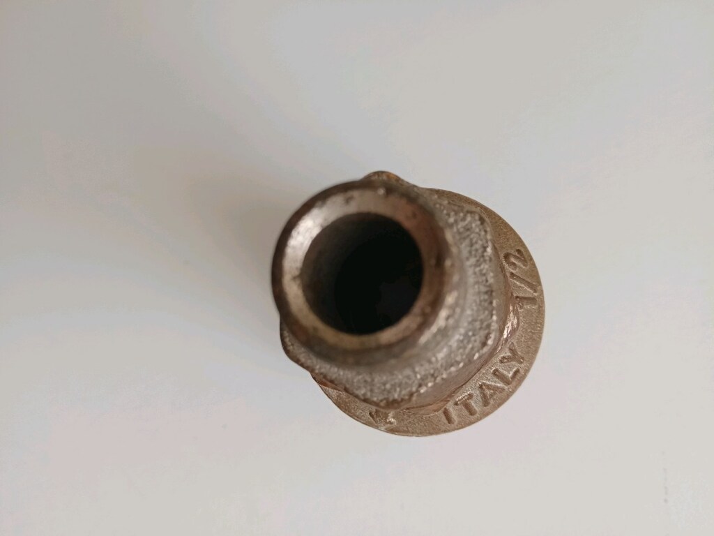 check valve marin tip krom malzeme 3/8 den 1/2 ye geçiş - 2