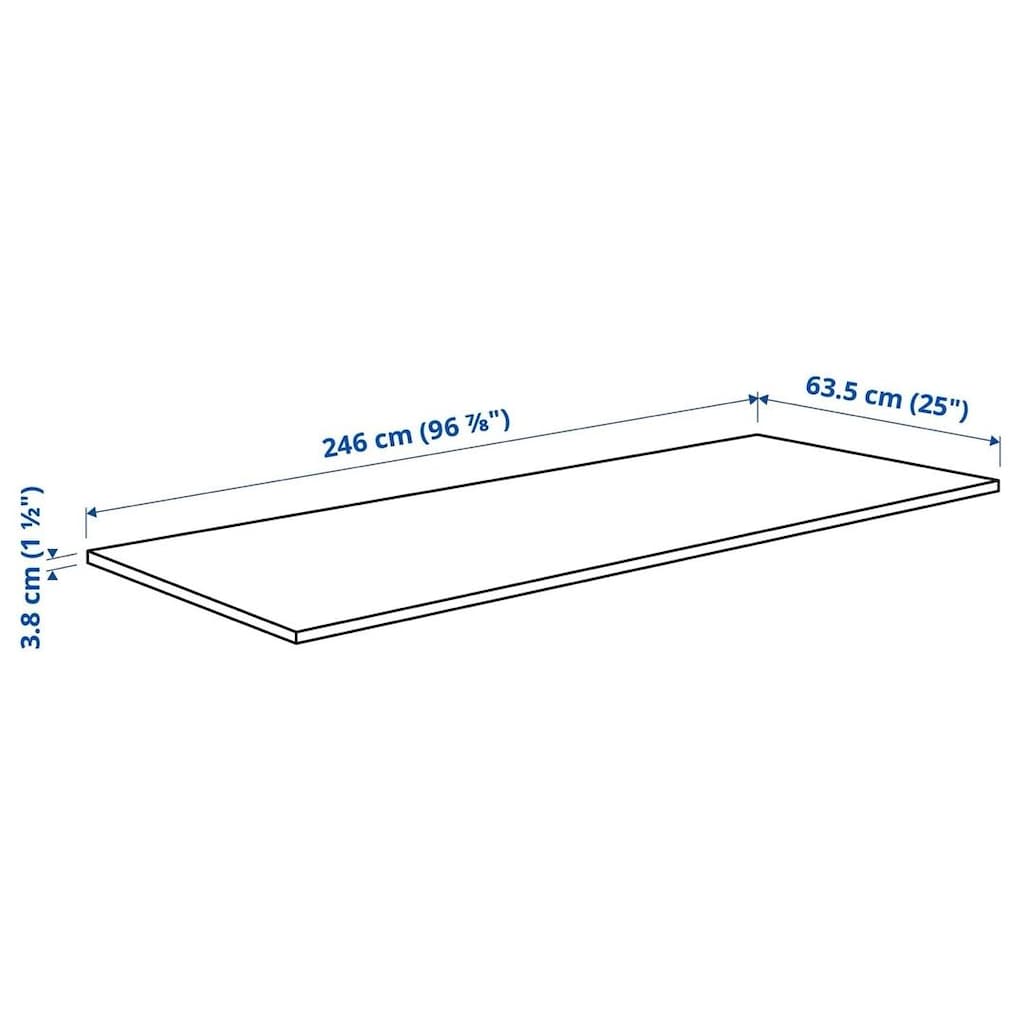 IKEA KARBLY tezgah ceviz kaplama - 3