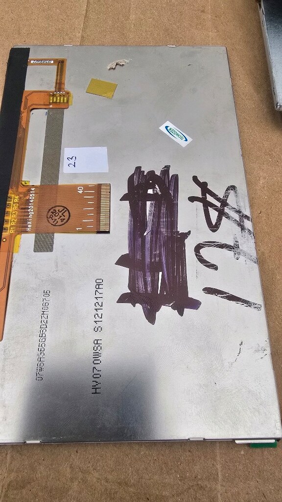 HV07 OWSA S121217A0HeXing20140514 kodlu tablet teyp multimedya ekranı - 2