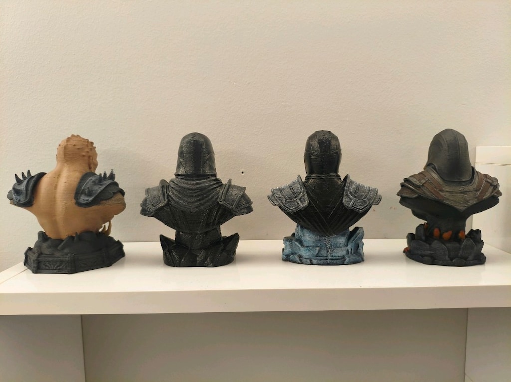 3D printer büst mortal kombat - 4