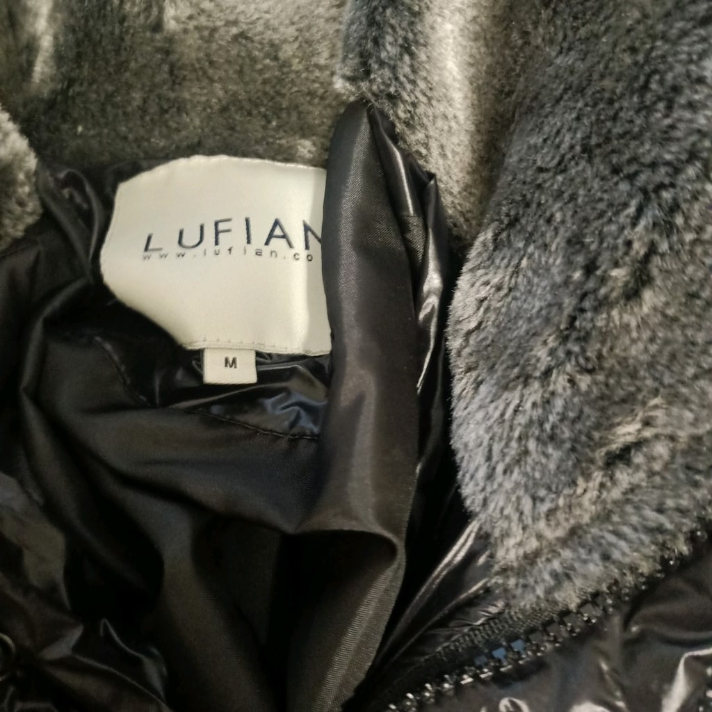 lufian kullanilmamas kürklü mont şişme orjinal - 4