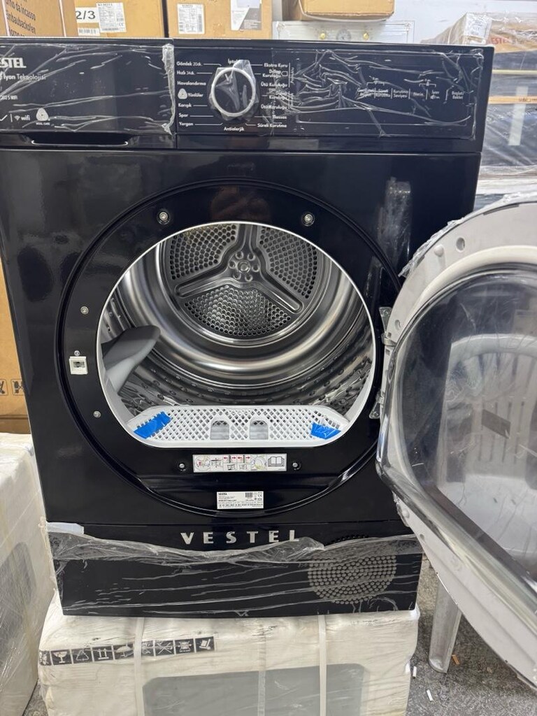 Vestel KM 97202 S WIFI 9 Kg Siyah Kurutma Makinesi vestel garantili - 4