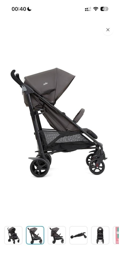 Joie Brisk LX Tek Tuşla Kolay Katlanan Baston Bebek Arabası - 2