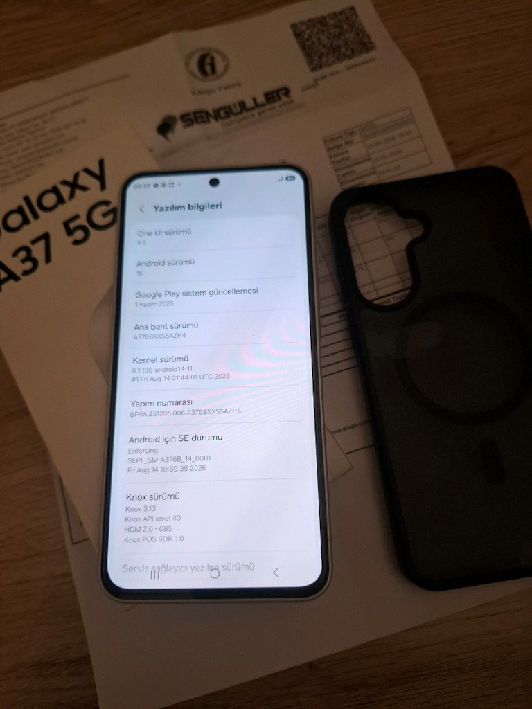 SIFIRDAN FARKSIZ YURTİÇİ 19AY GARANTİLİ 128GB6RAM SAMSUNG A37 5G - 6