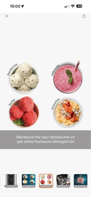 ninja creami 7 in 1 dondurma makinası