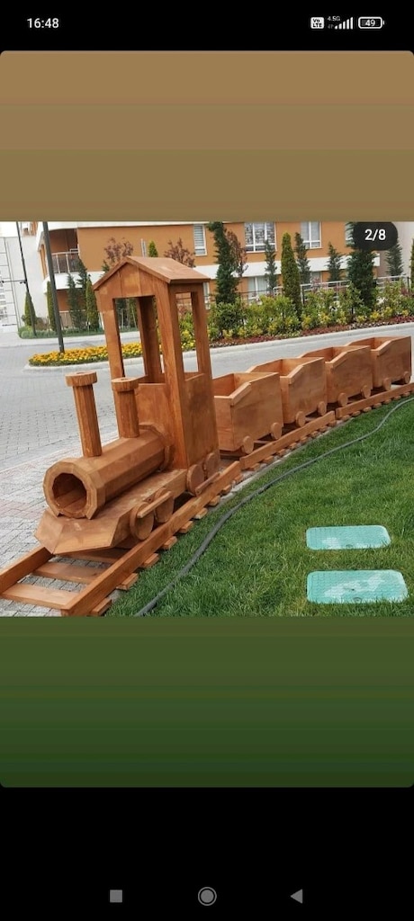 AHŞAP TREN SAKSI - 5