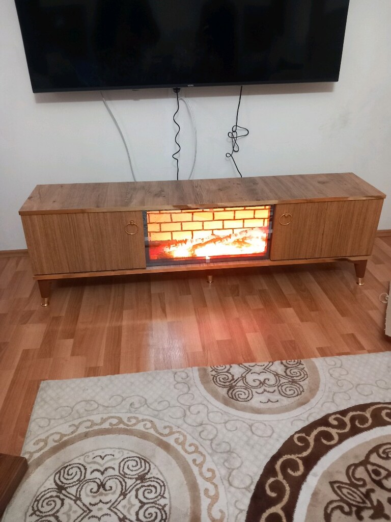 ŞÖMİNE TV ÜNİTE SIFIR ÜRÜN FABRİKADAN - 7