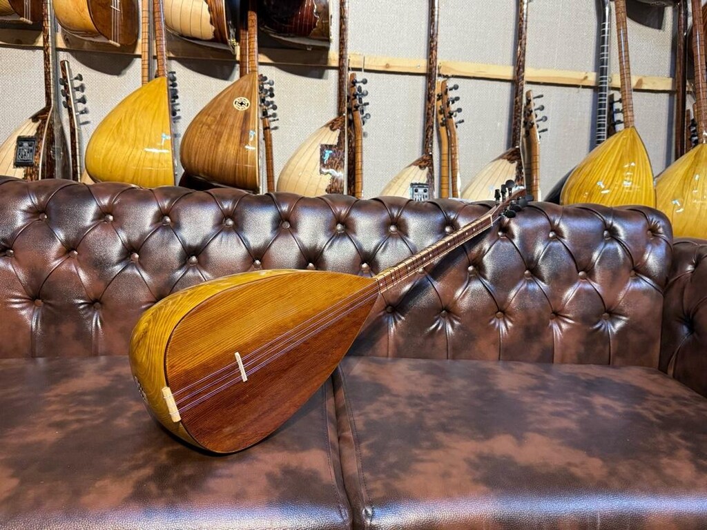 TAM PROFESYONEL 41 TEKNE OYMA DUT AĞACI KISA SAP BAĞLAMA SIFIR SAZ - 5