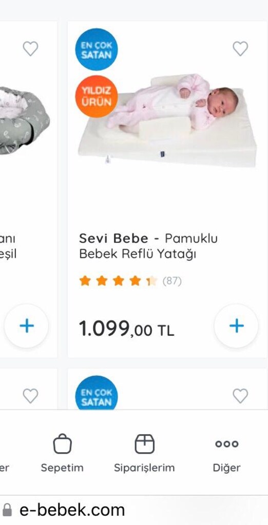 bebek reflü yatağı temiz sağlam Akbük kumkentte - 2