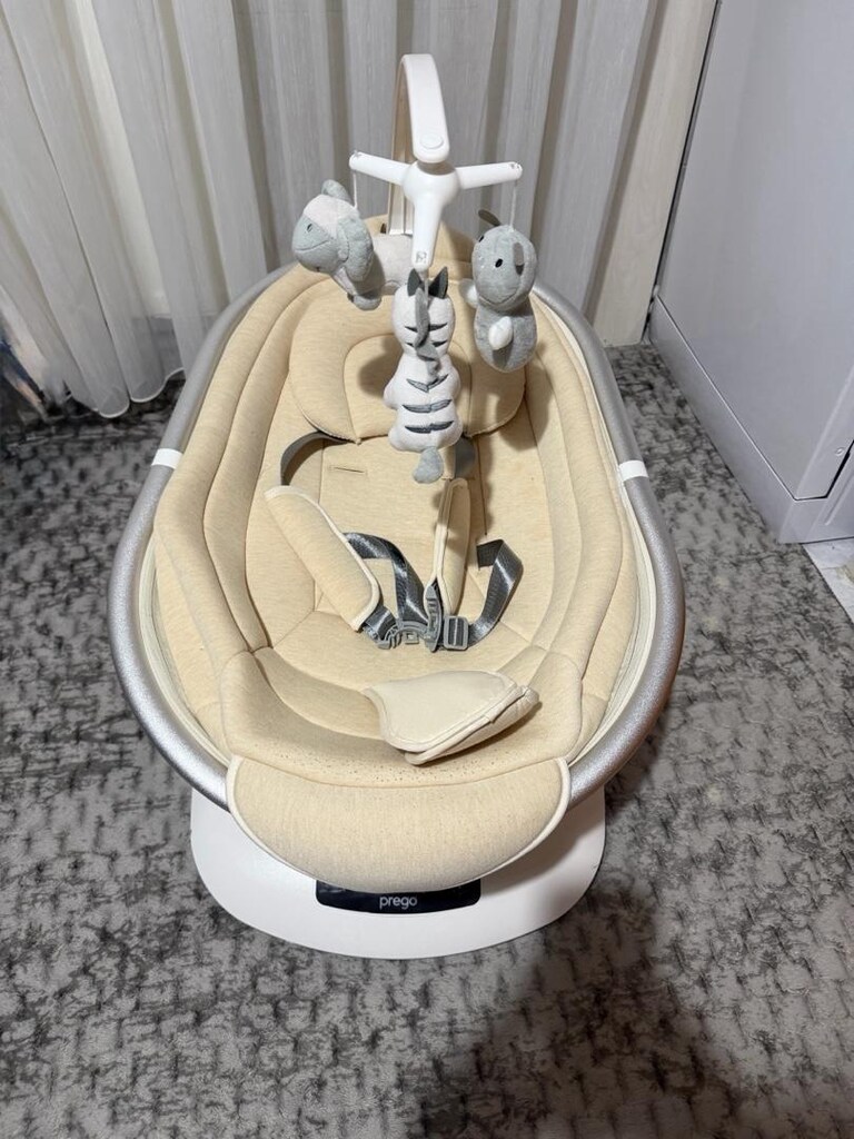 otomatik sallanan ana kucağı ev tipi beşik - 2
