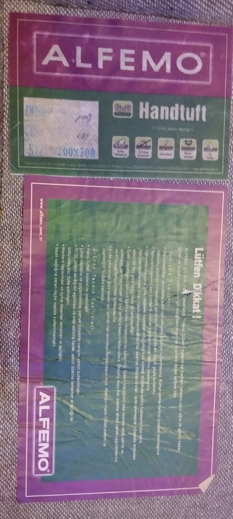 ELYAPİMİ 2X3 METRE COK KALİN VE KALİTELİ - 4
