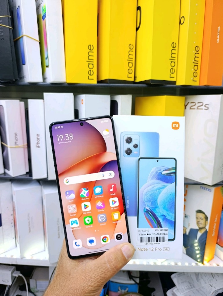 PIRIL PIRIL REDMİ NOTE 12 PRO 5G 128 GB 8+8 GB RAM 200 MP KAMERA 5000 - 2