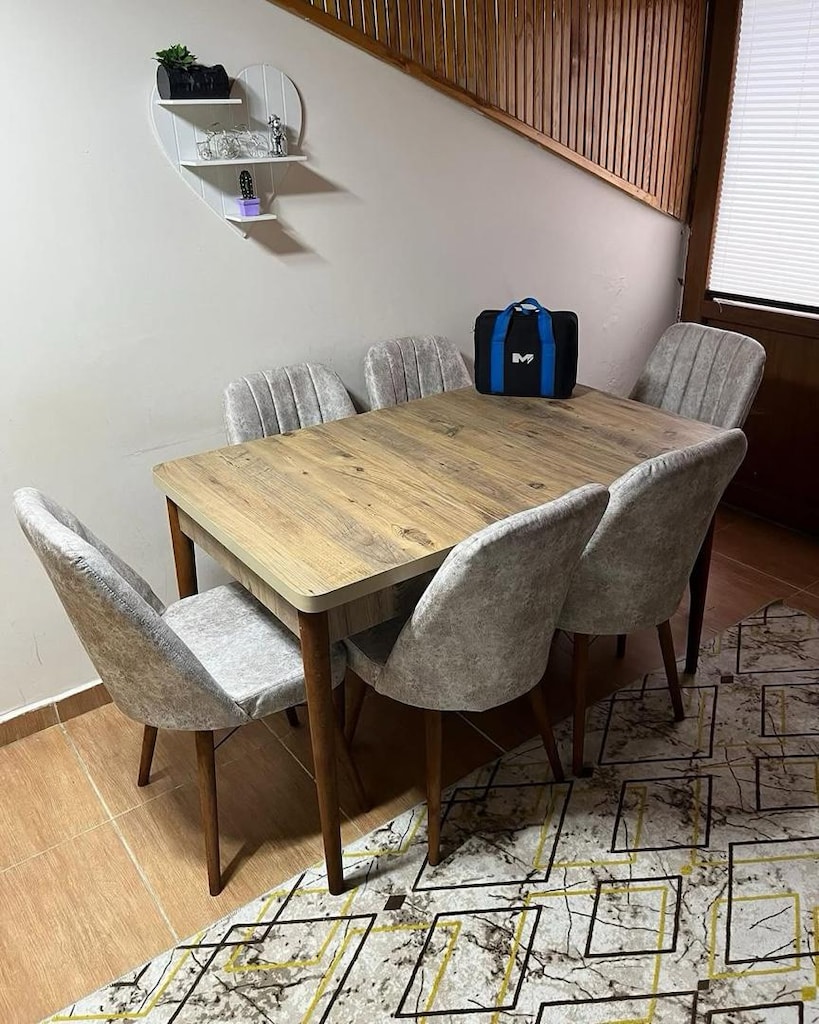 ***SIFIR*** UYGUN FİYATLI 6 KİŞİLİK AÇILABİLİR YEMEK MASASI - 3