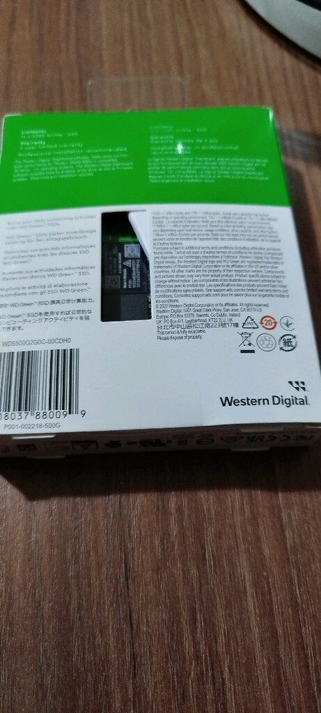 M2 500GB Western Digital Açılmamış Kapalı Kutuludur. - 3