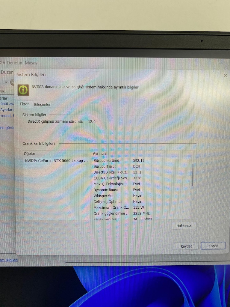 RTX 5060'LI HP OMEN GAMİNG LAPTOP - 5