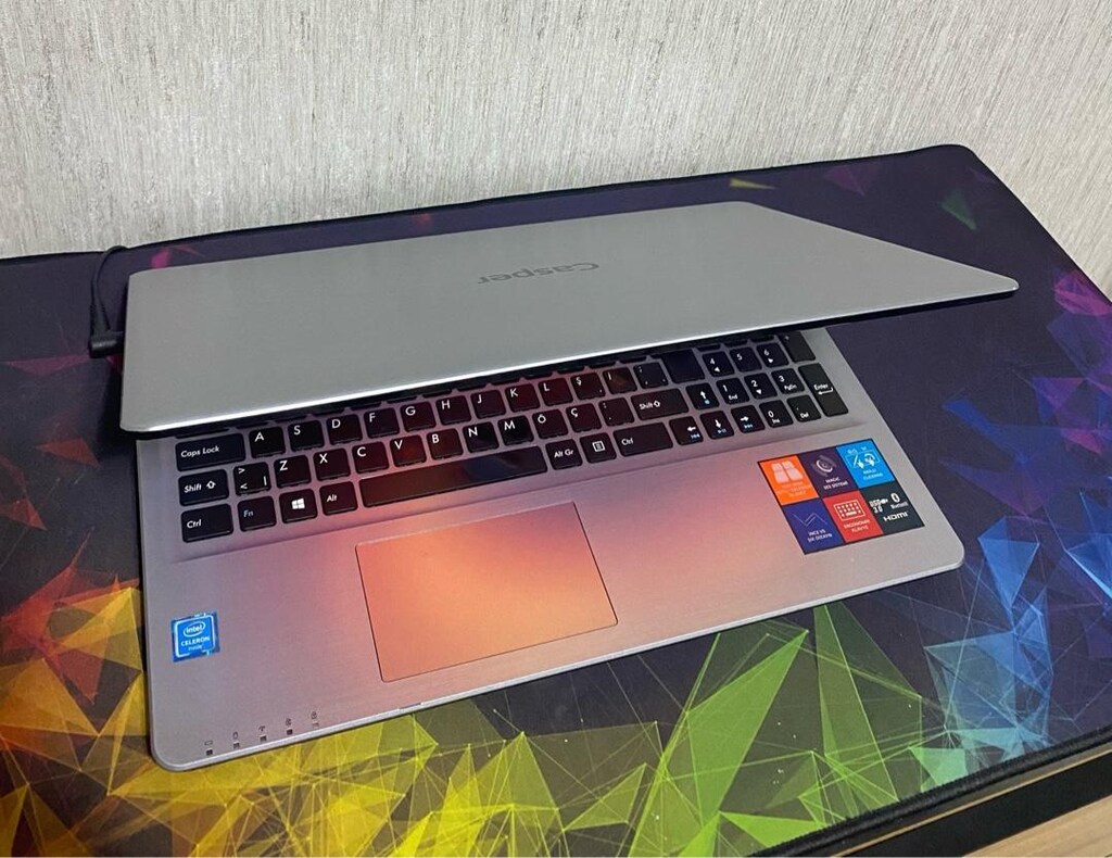 CASPER-8GB RAM-120GB SSD-YENİ NESİL-SLİM SILVER-ORİJİNAL W11-LAPTOP - 5