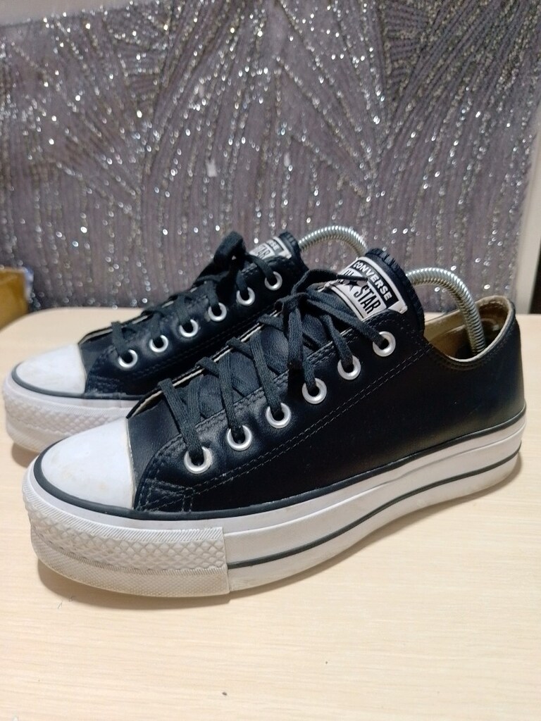 Converse Deri Siyah Sneaker...39 numara — görsel 2/10