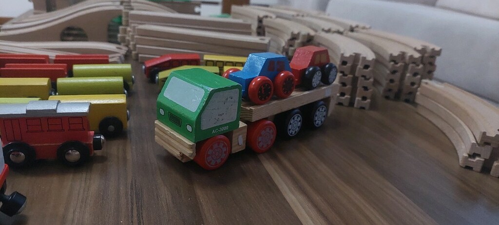 İkea Akşap tren set 4 set ve fazlası - 13