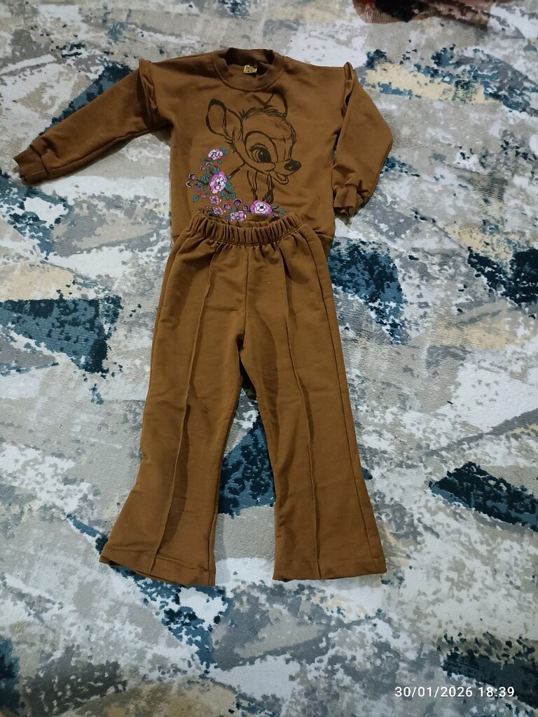 kız çocuk sweatshirt pantalon alt üst takım 3.4. yaş - 3