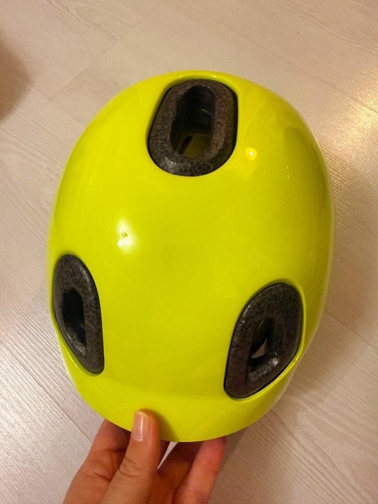 Decathlon Çocuk Kask Dizlik Diresek Bilek koruyucu set + Ek Küçük Kask - 6