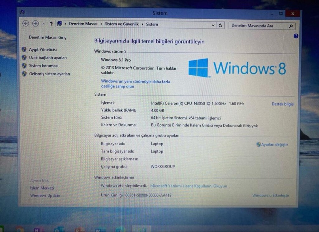 Hp Celeron N3050 - 3
