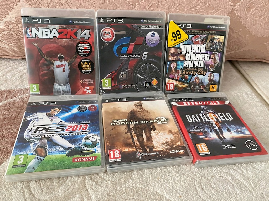 ps 3 kırık 3 kol 2 projektör 5 tane oyun - 4