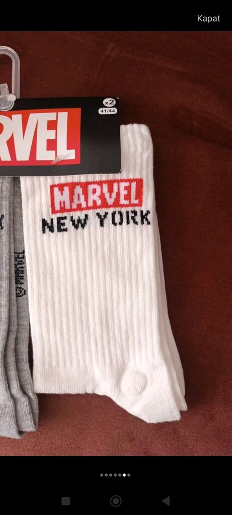 MARVEL 2 Lİ ERKEK ÇORAP - 4