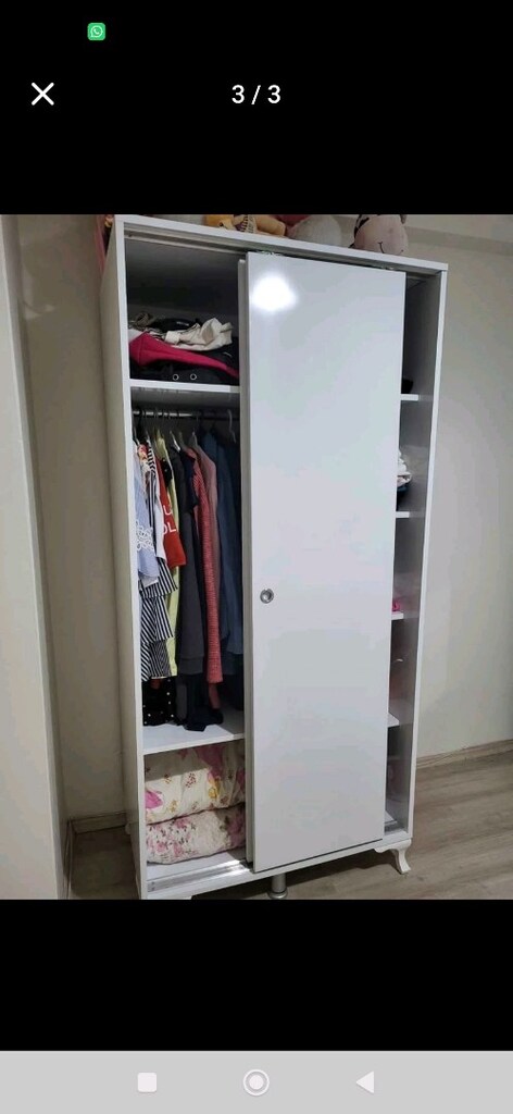 sürgülü kapaklı kıyafet dolabı - 6