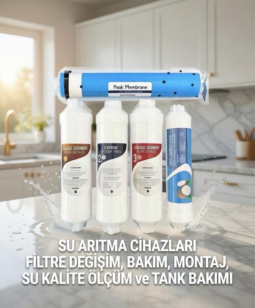 SU ARITMA CİHAZLARI FİLTRE DEĞİŞİMİ KAMPANYASI- MONTAJ DAHİL 1.700 TL. - 10