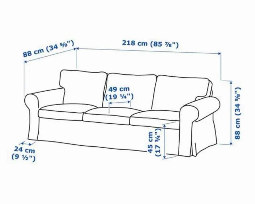 IKEA EKTROP 3lü Koltuk - 6