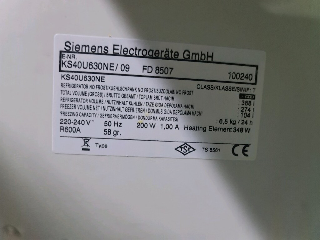 TEKNİK SERVİSTEN SİEMENS NOFROST BUZDOLABI - 7